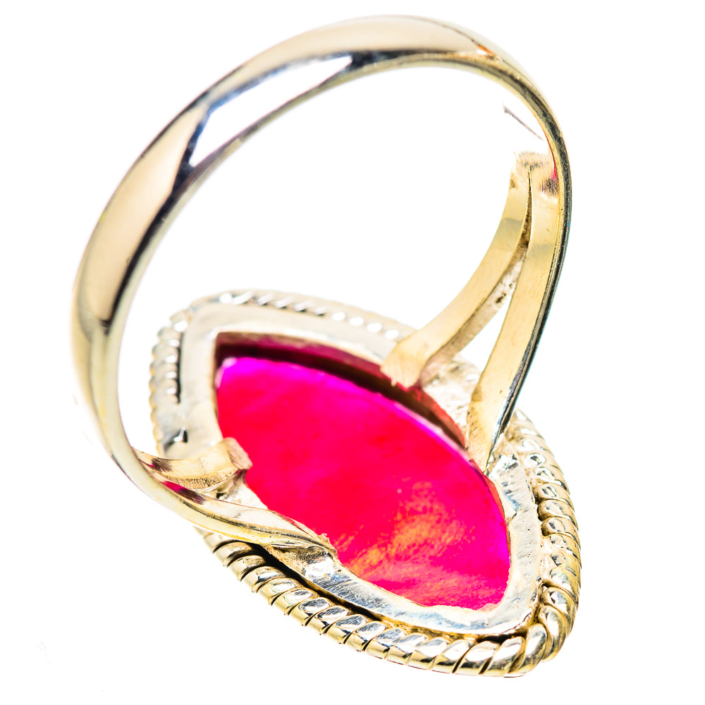 Anasilvercos Aura Opal Ring Size 11.5 (925 Sterling Silver)