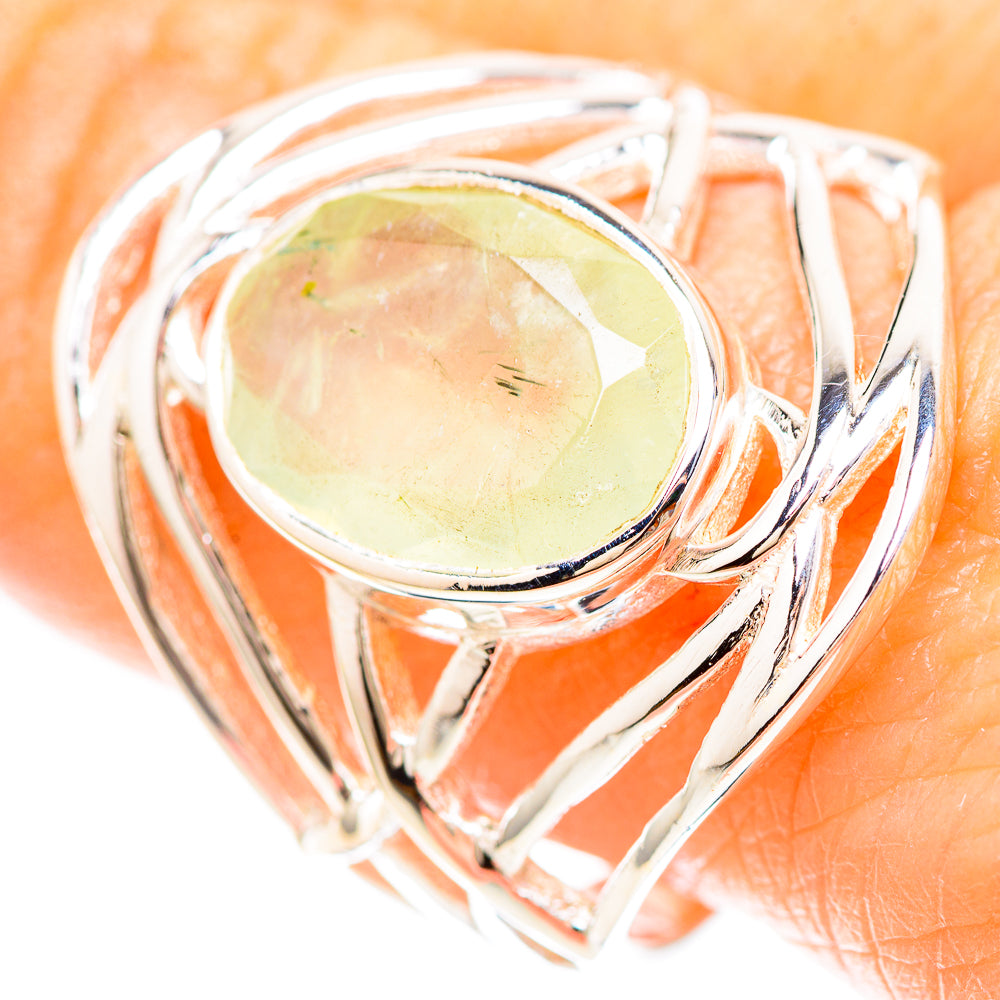 Prehnite Ring Size 9.75 (925 Sterling Silver) RING137006