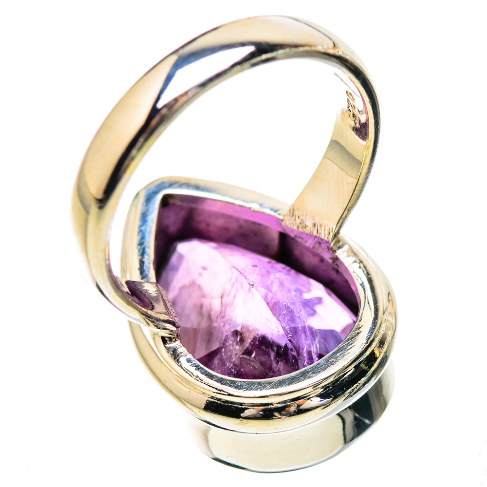 Faceted Amethyst Ring Size 6 (925 Sterling Silver) RING135312