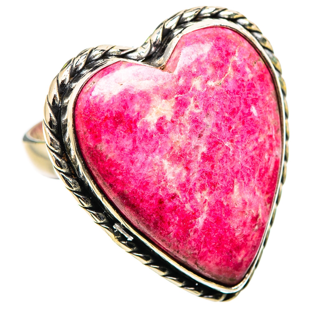 Large Thulite Ring Size 7 (925 Sterling Silver) RING135742