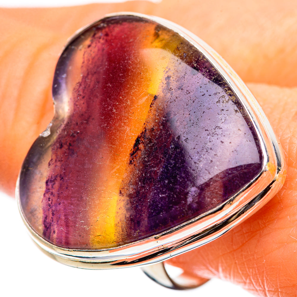 Large Fluorite Ring Size 10 (925 Sterling Silver) RING135363