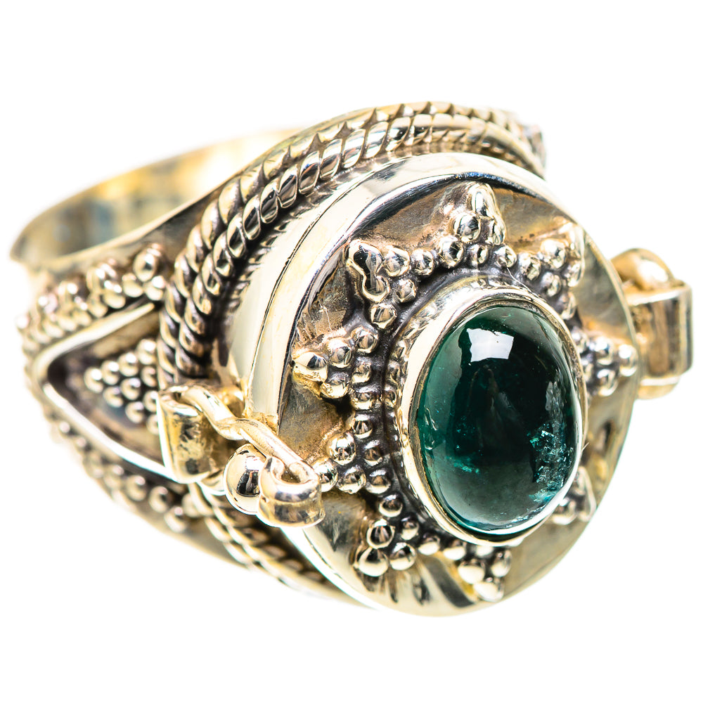 Poison Green Tourmaline 925 Sterling Silver Ring Size 7 Ana Co R136268