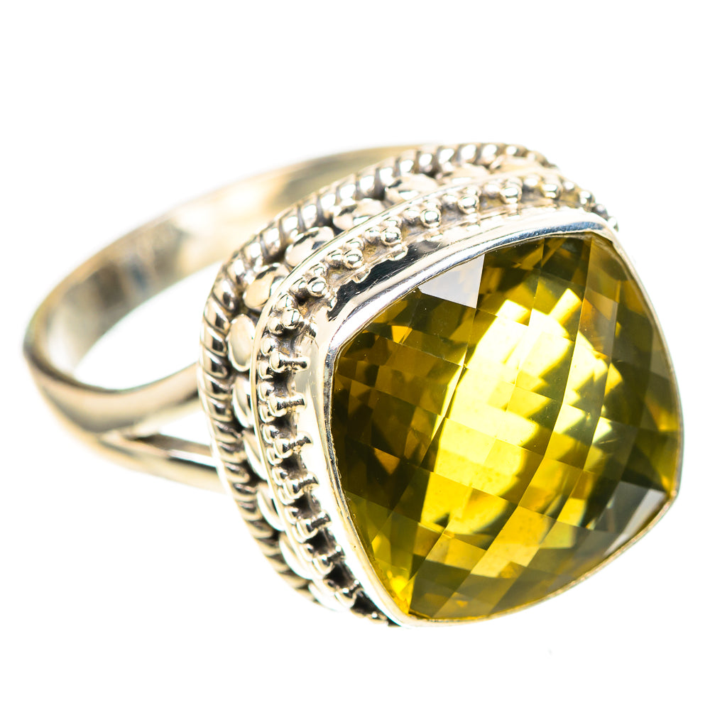 Faceted Citrine 925 Sterling Silver Ring Size 10 (925 Sterling Silver) RING137480