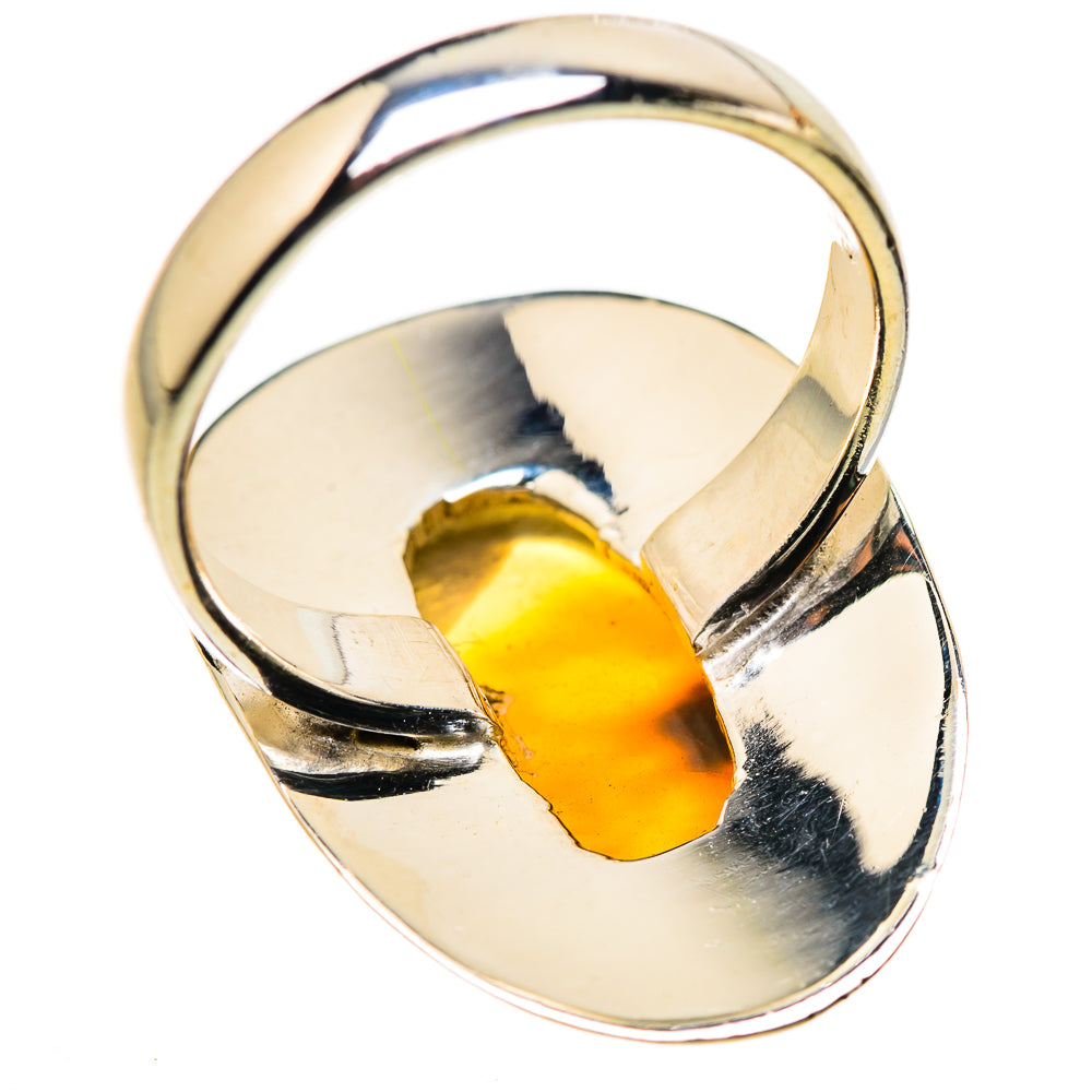 Scenic Dendritic Agate Ring Size 6.25 (925 Sterling Silver) RING134625