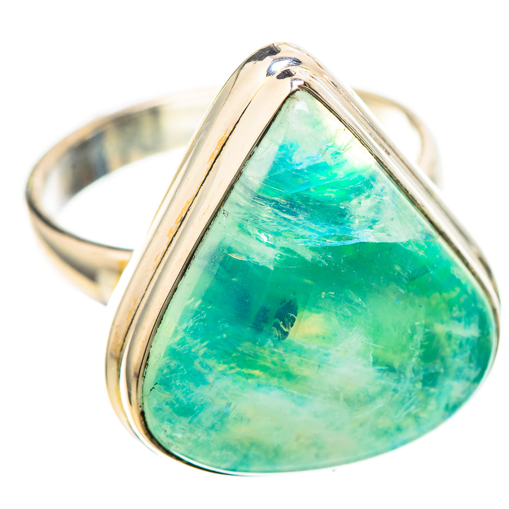 Green Moonstone Ring Size 7.75 (925 Sterling Silver) RING136209