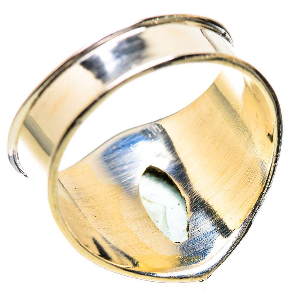Anasilvercos Natural Aquamarine Ring Size 10.25 (925 Sterling Silver)