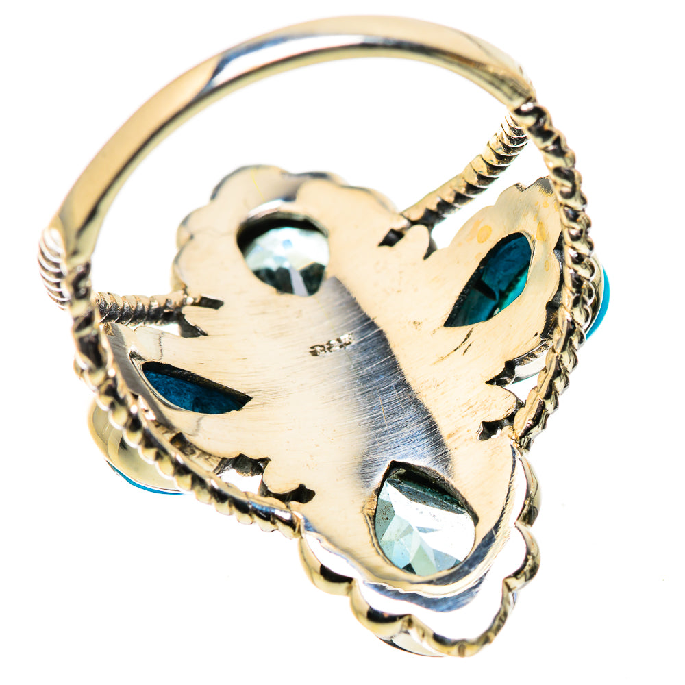 Blue Topaz, Sleeping Beauty Turquoise Ring Size 10 (925 Sterling Silver) RING134947
