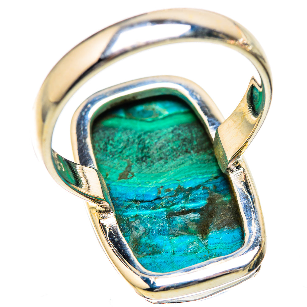Malachite In Chrysocolla Ring Size 8.25 (925 Sterling Silver) RING135834