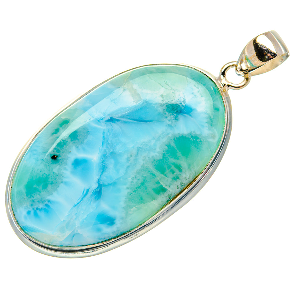 Larimar Pendant 2" (925 Sterling Silver) PD36958