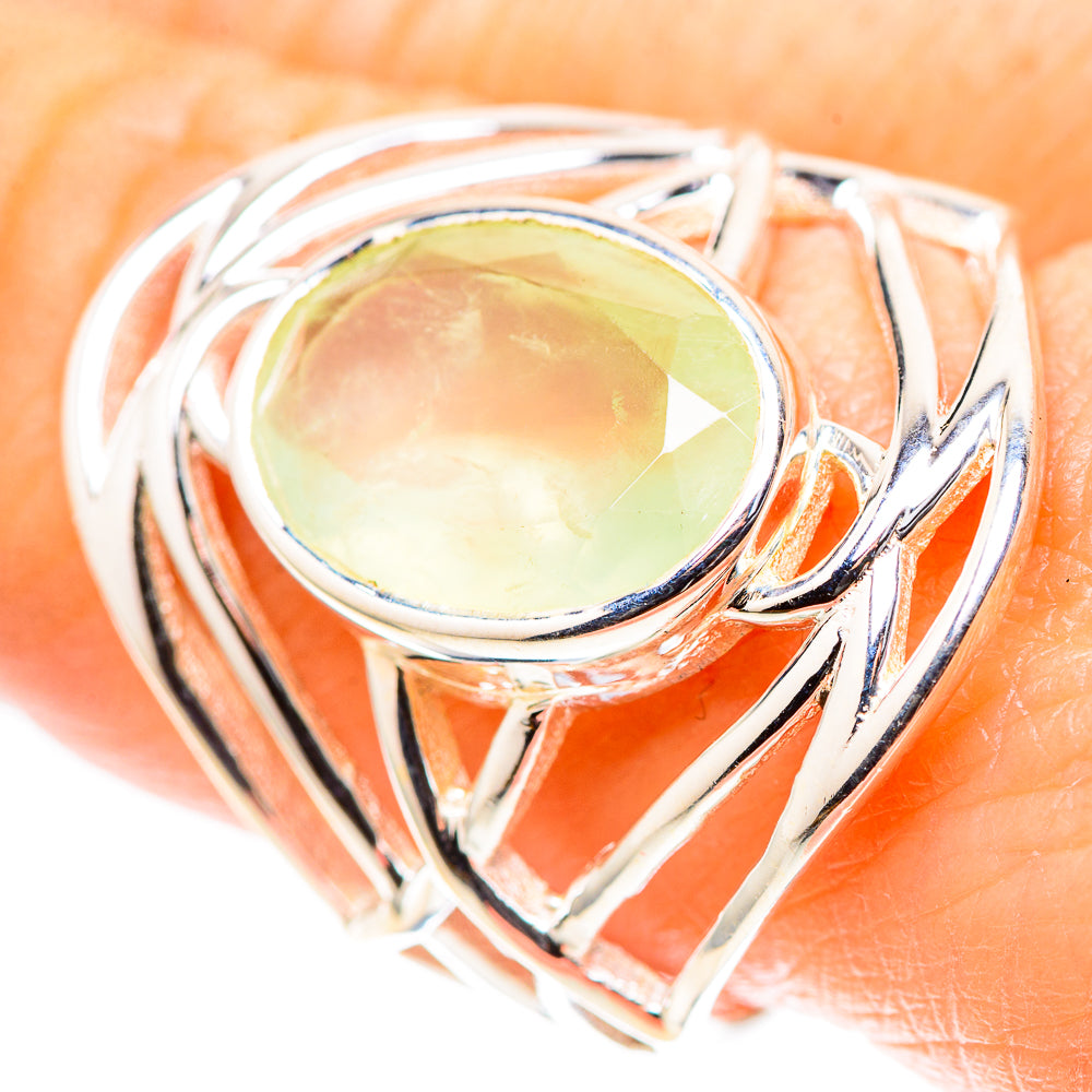 Prehnite 925 Sterling Silver Ring Size 9 (925 Sterling Silver) RING137453