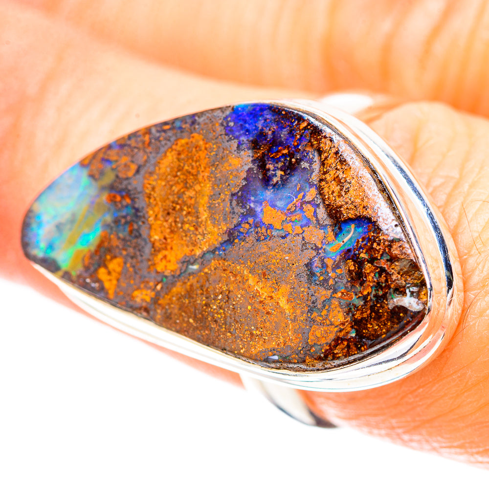Boulder Opal Ring Size 7 (925 Sterling Silver) RING136616