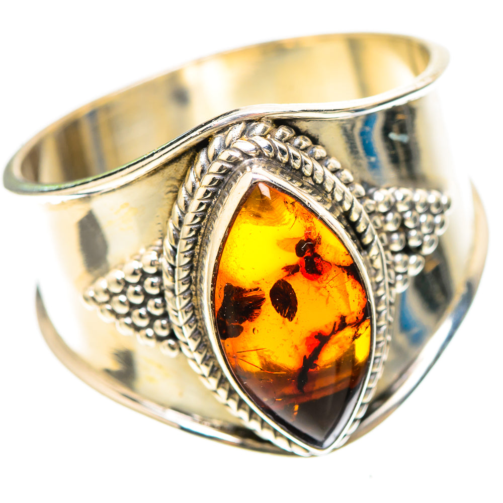 Baltic Amber 925 Sterling Silver Ring Size 10 (925 Sterling Silver) RING137178