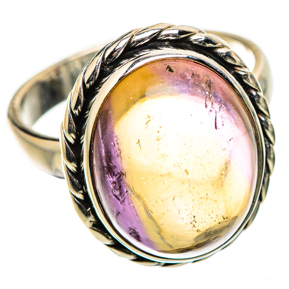 Anasilvercos Ametrine Ring Size 7.25 (925 Sterling Silver)