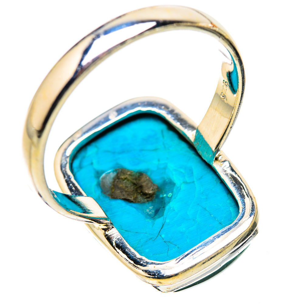 Anasilvercos Malachite In Chrysocolla Ring Size 12 (925 Sterling Silver)