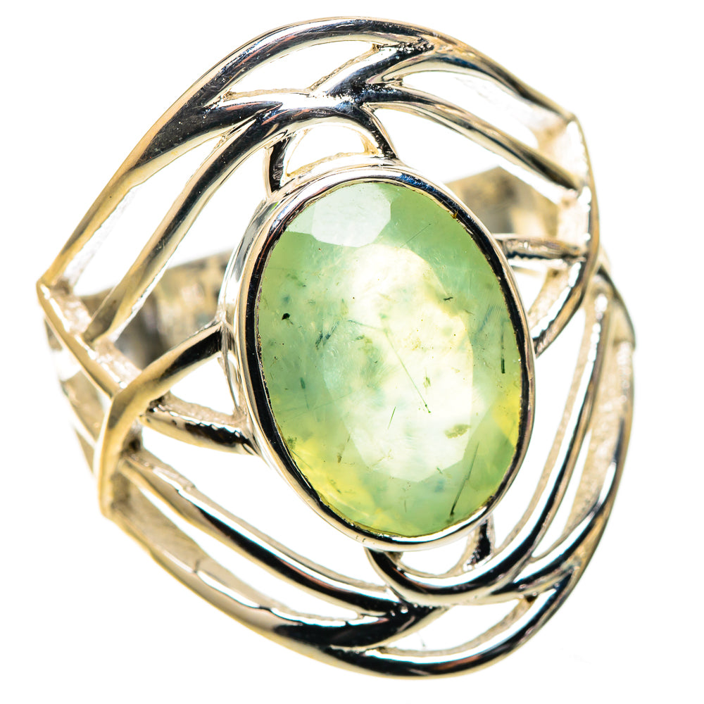 Prehnite 925 Sterling Silver Ring Size 8.25 (925 Sterling Silver) RING137700