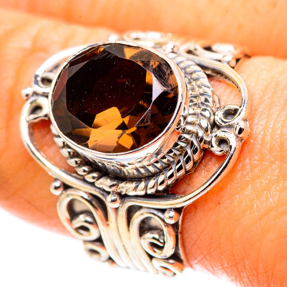 Smoky Quartz Ring Size 8.5 (925 Sterling Silver) RING136807