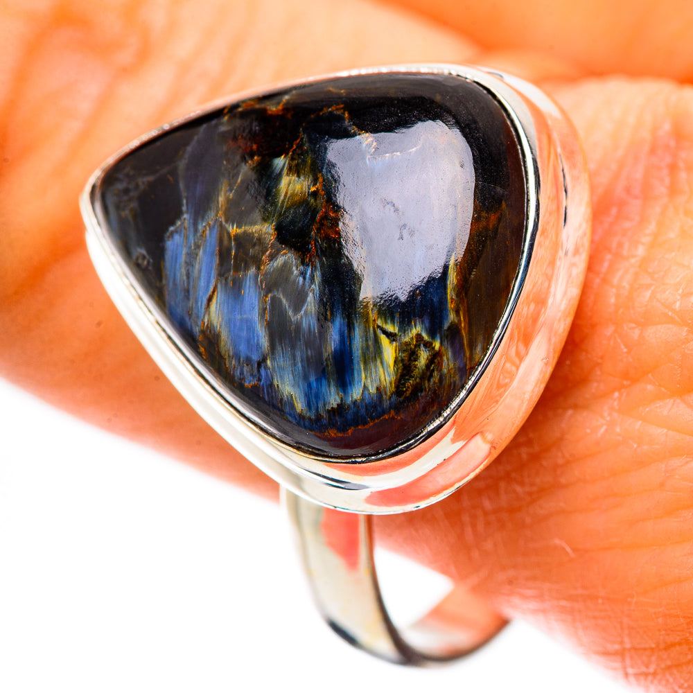 Anasilvercos Pietersite Ring Size 12 (925 Sterling Silver)