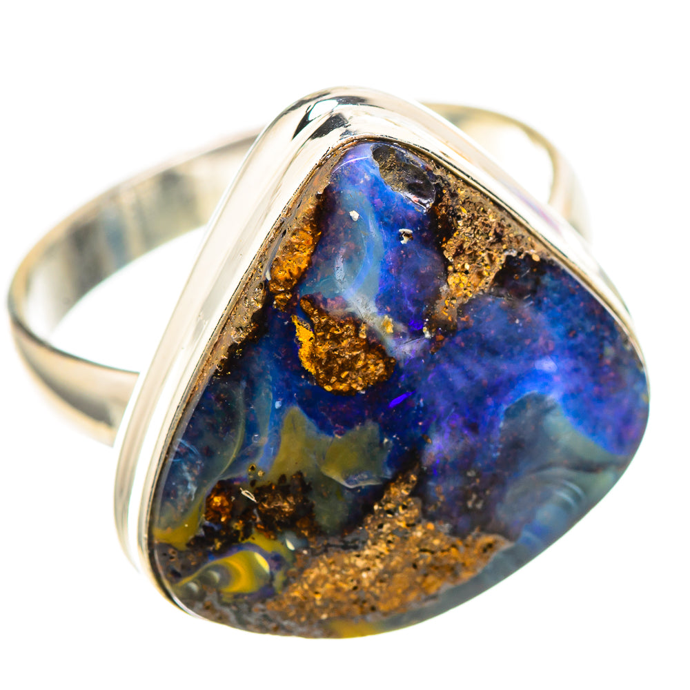 Boulder Opal Ring Size 8.75 (925 Sterling Silver) RING136380