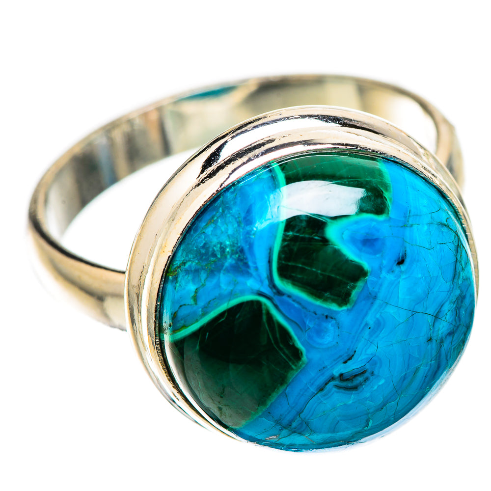 Malachite In Chrysocolla Ring Size 10 (925 Sterling Silver) RING135843