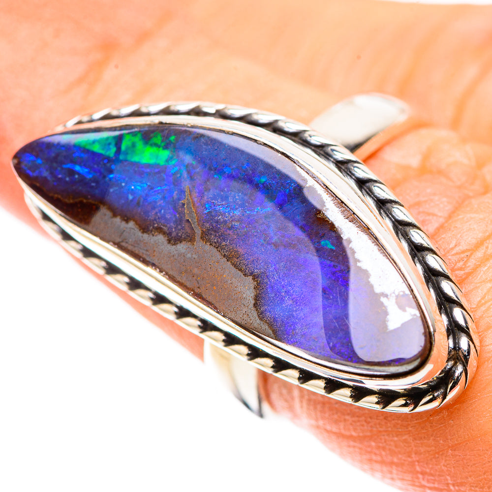 Boulder Opal 925 Sterling Silver Ring Size 6.25 (925 Sterling Silver) RING137692