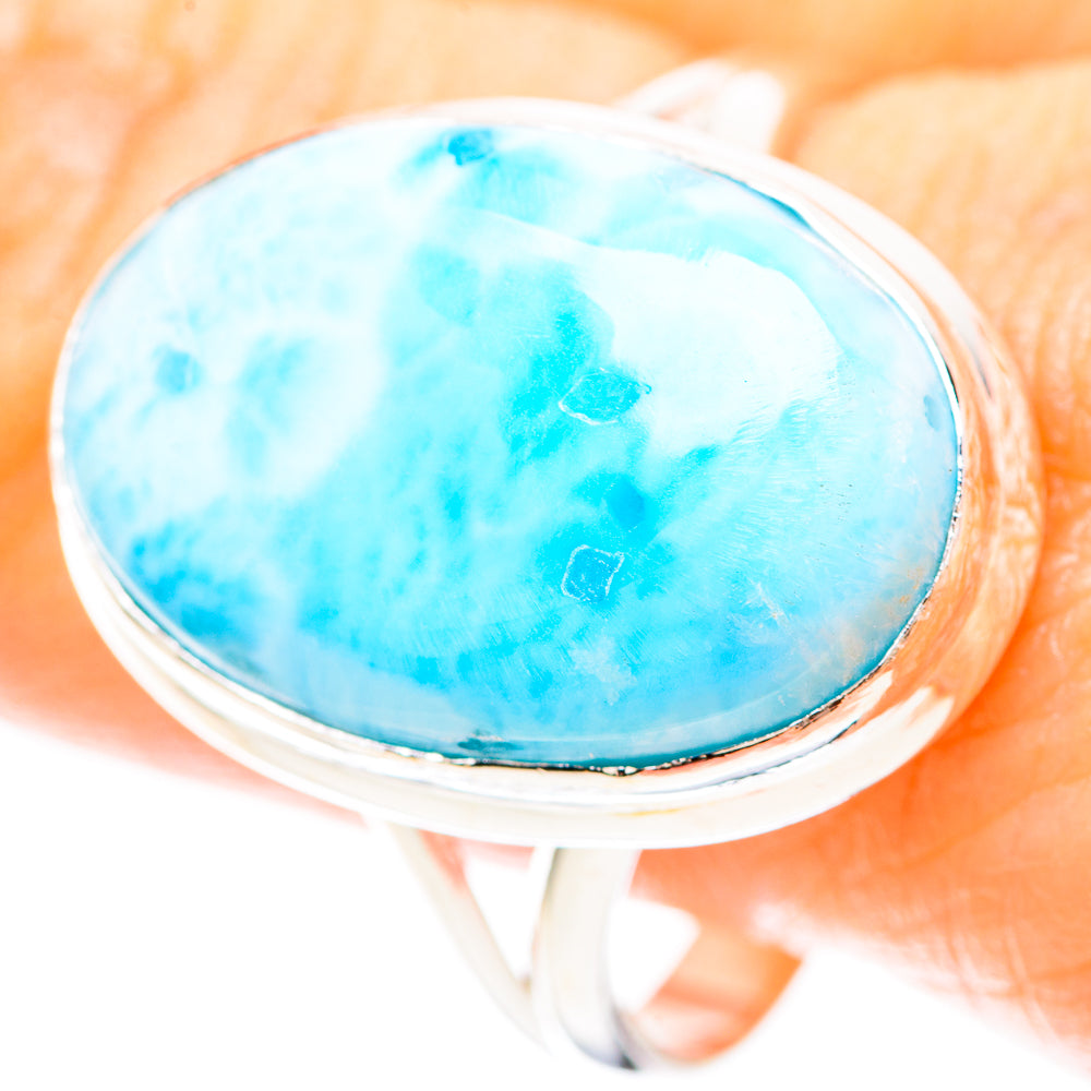 Larimar Ring Size 11.75 (925 Sterling Silver) RING137001