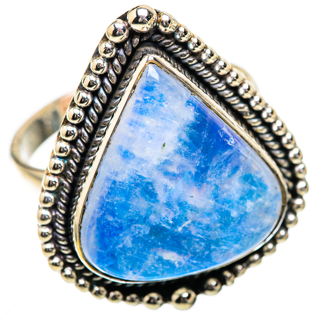 Large Rainbow Moonstone Ring Size 10.75 (925 Sterling Silver) RING135937