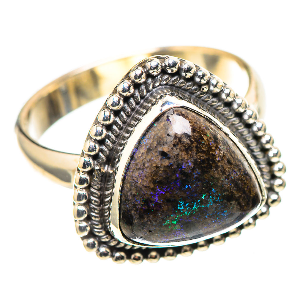Andamooka Opal Ring Size 6.25 (925 Sterling Silver) RING136784