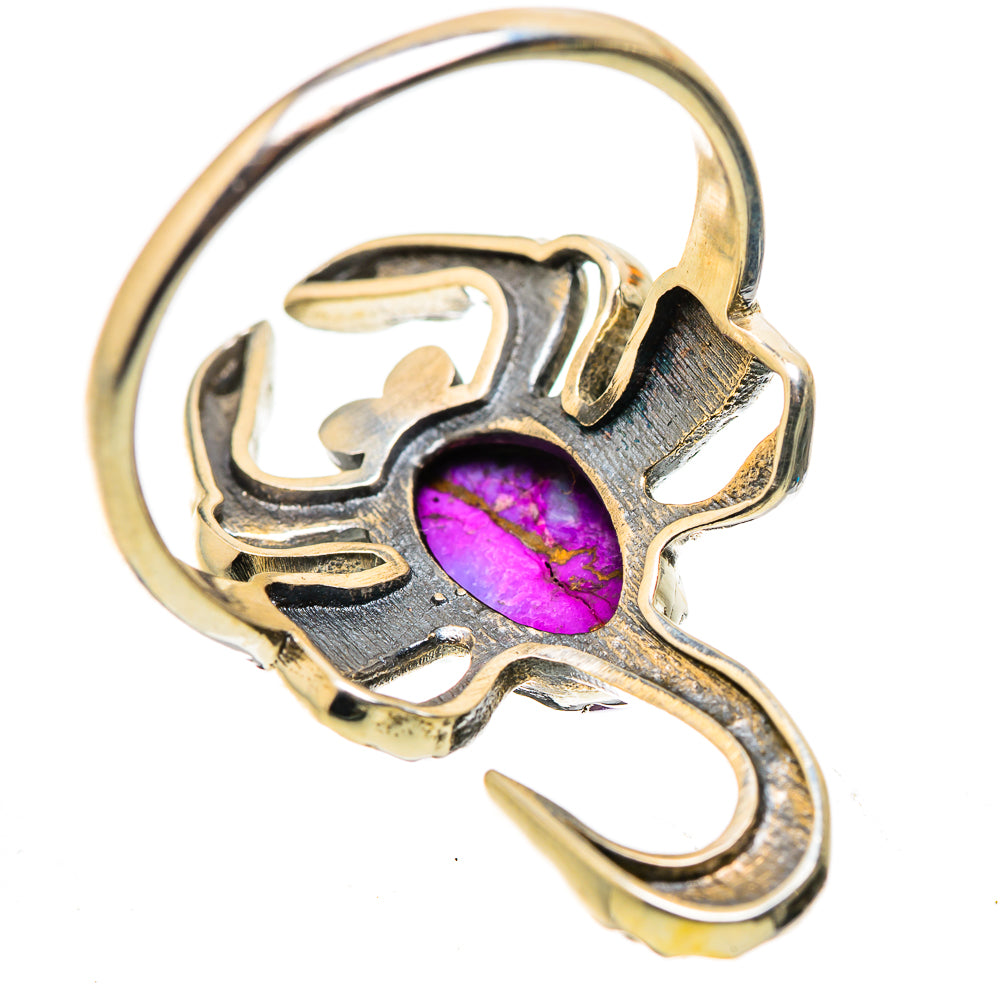 Purple Copper Composite Turquoise Ring Size 10.25 (925 Sterling Silver) RING134887