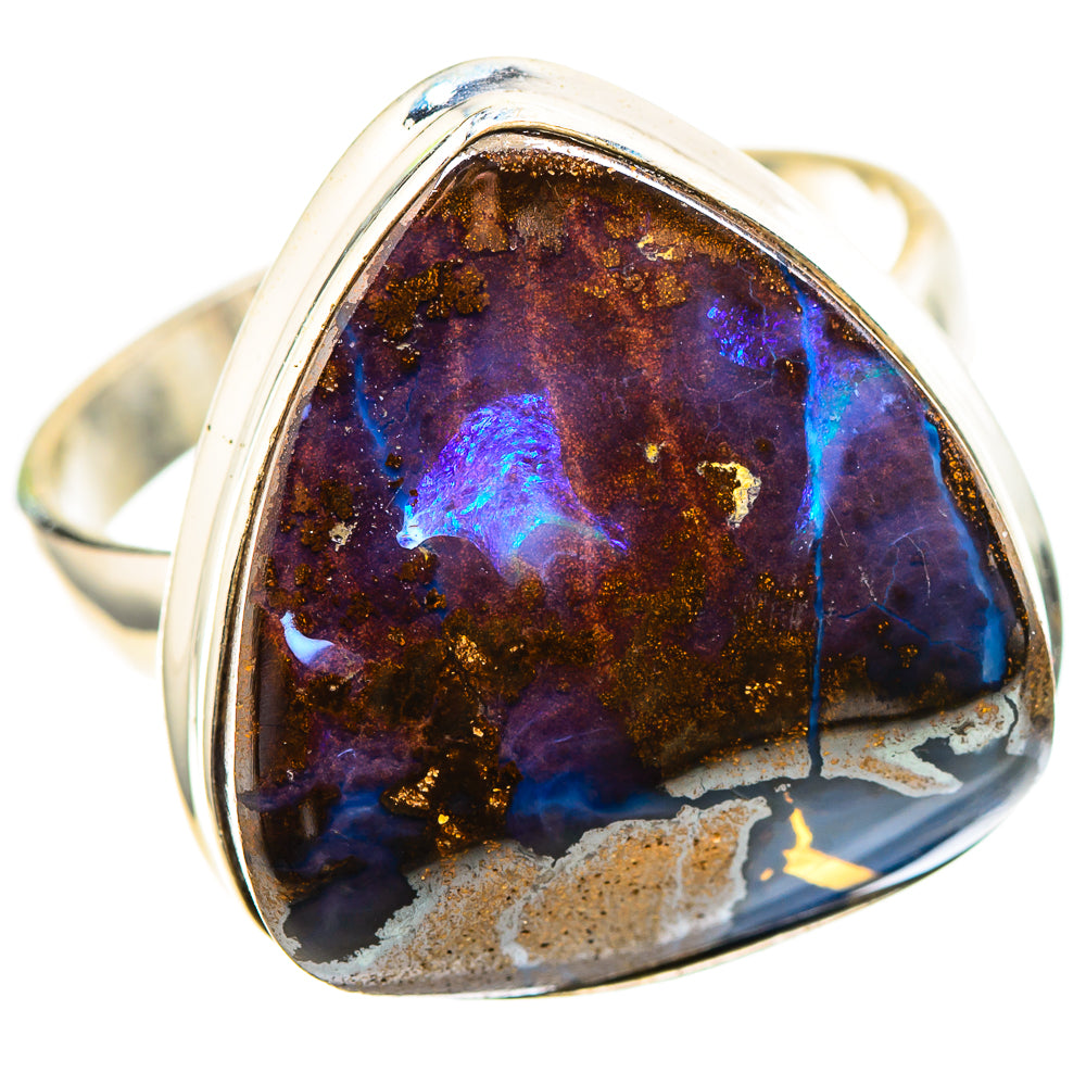 Boulder Opal Ring Size 10 (925 Sterling Silver) RING136677
