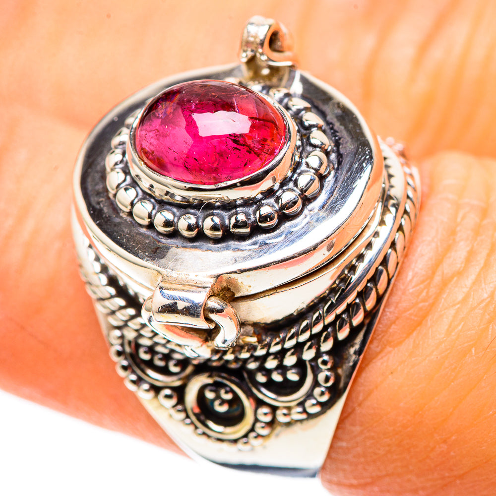 Poison Pink Tourmaline 925 Sterling Silver Ring Size 7 (925 Sterling Silver) RING137629