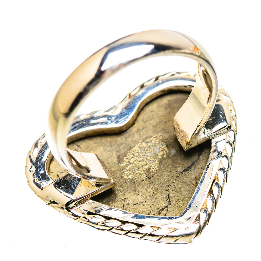 Large Pyrite Ring Size 6 (925 Sterling Silver) RING135568