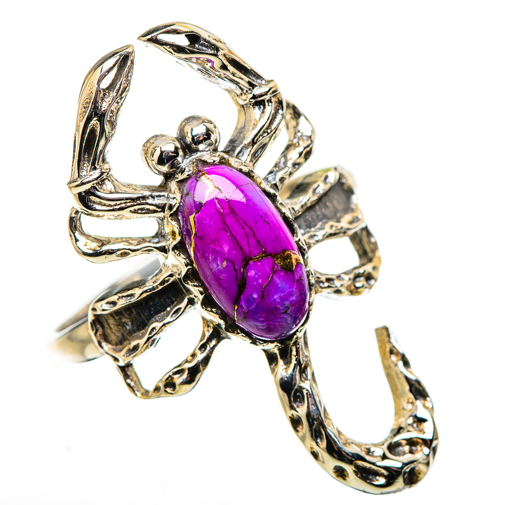 Purple Copper Composite Turquoise Ring Size 10.25 (925 Sterling Silver) RING134887
