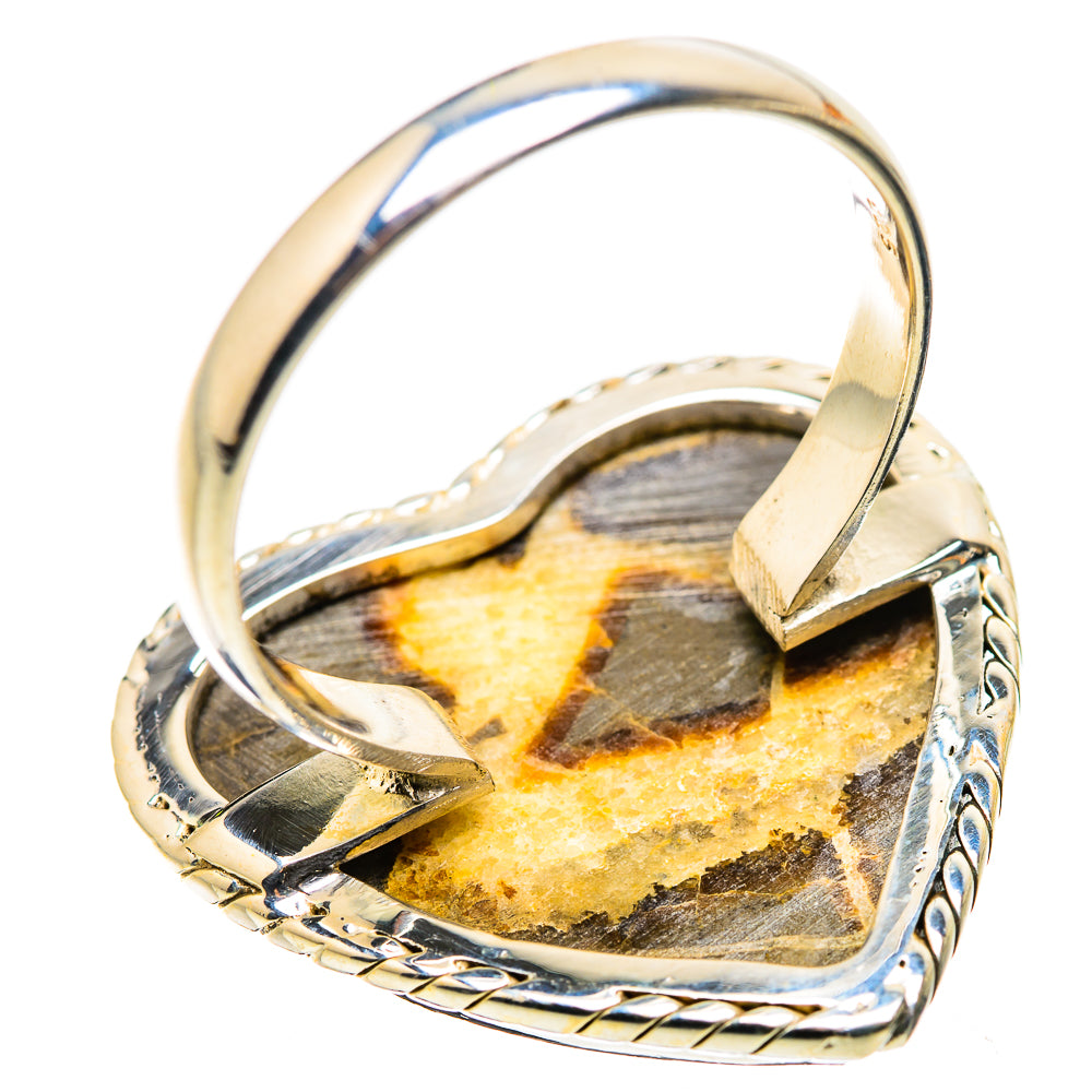 Septarian Nodule Ring Size 12.75 (925 Sterling Silver) RING134976