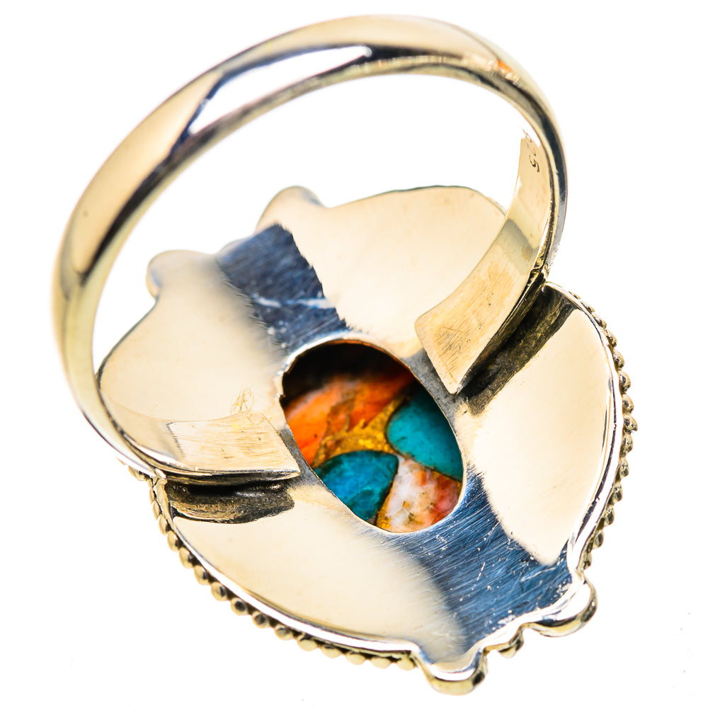 Spiny Oyster Turquoise Ring Size 10 (925 Sterling Silver) RING135466