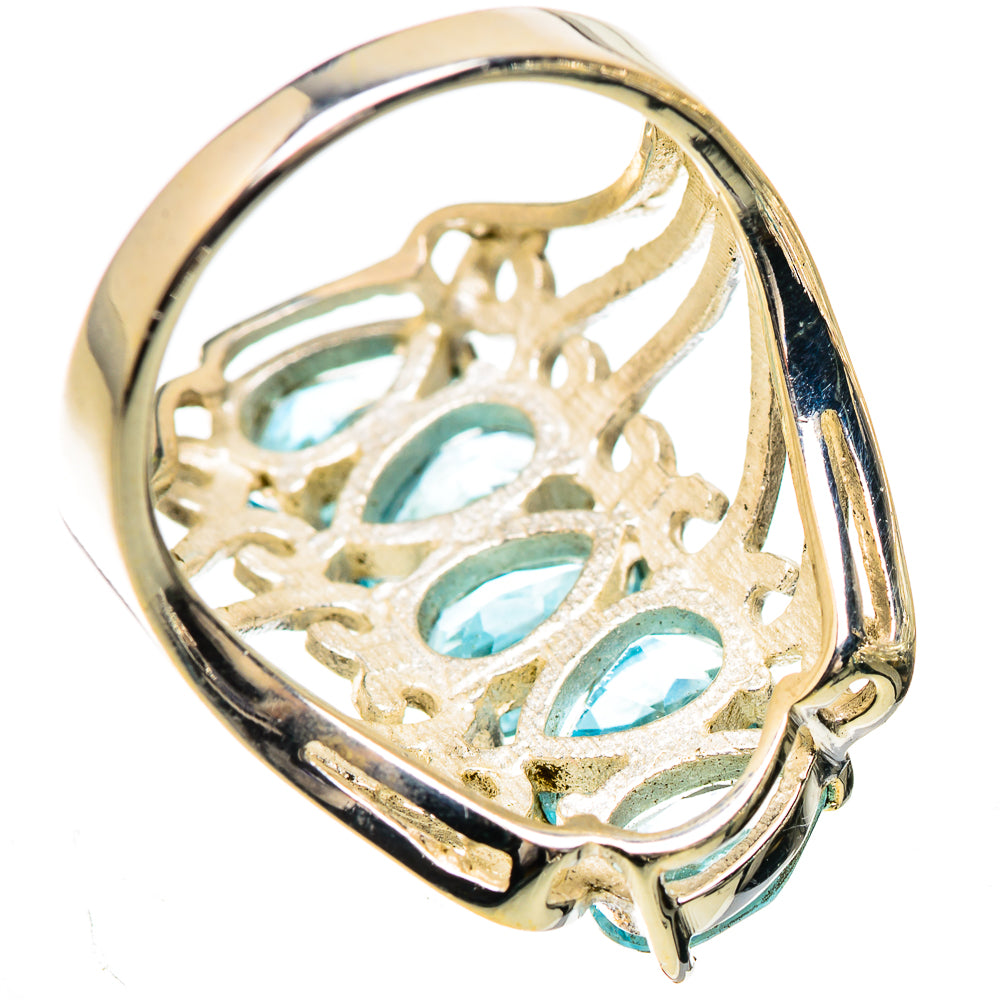 Blue Topaz Ring Size 7.25 (925 Sterling Silver) RING135211