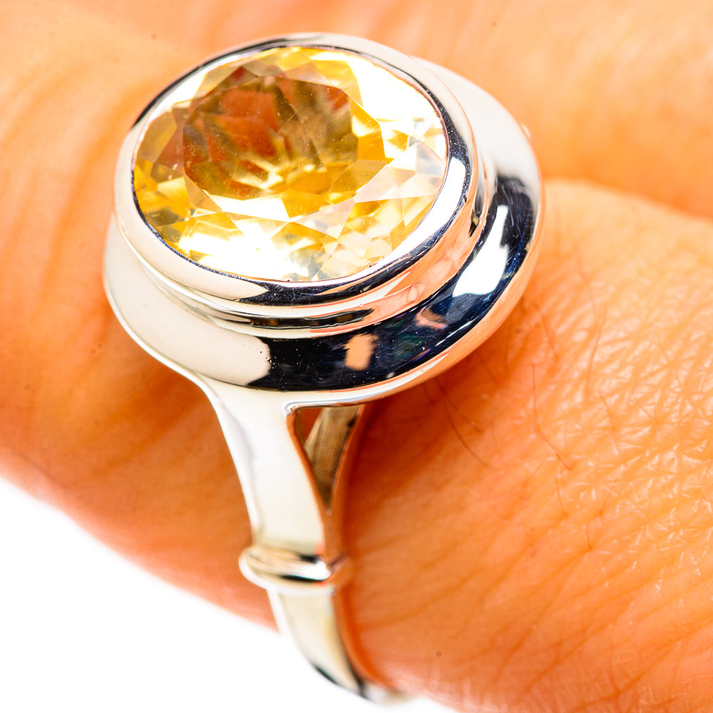 Citrine Ring Size 8.75 (925 Sterling Silver) RING134813