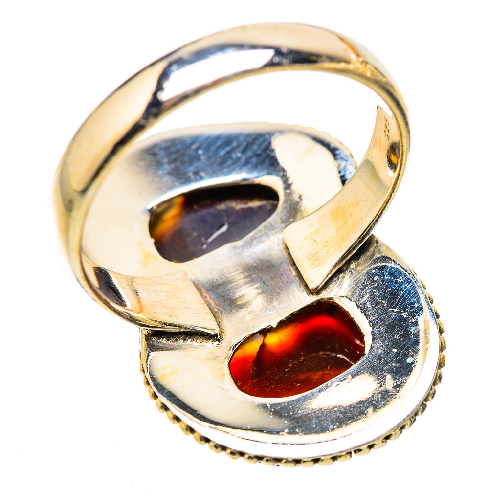 Mexican Fire Agate Ring Size 8 (925 Sterling Silver) RING135600