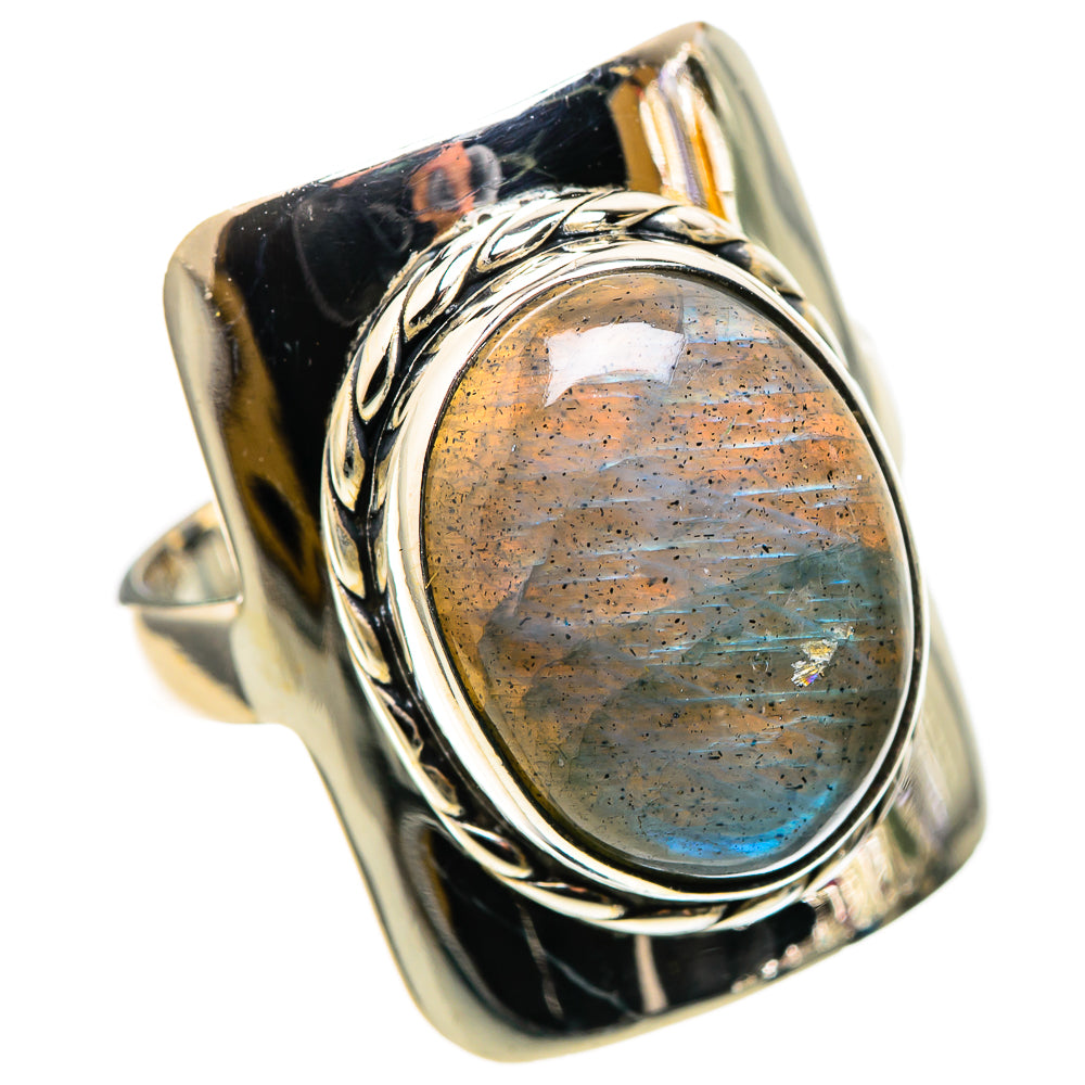 Labradorite 925 Sterling Silver Ring Size 8.75 (925 Sterling Silver) RING137591