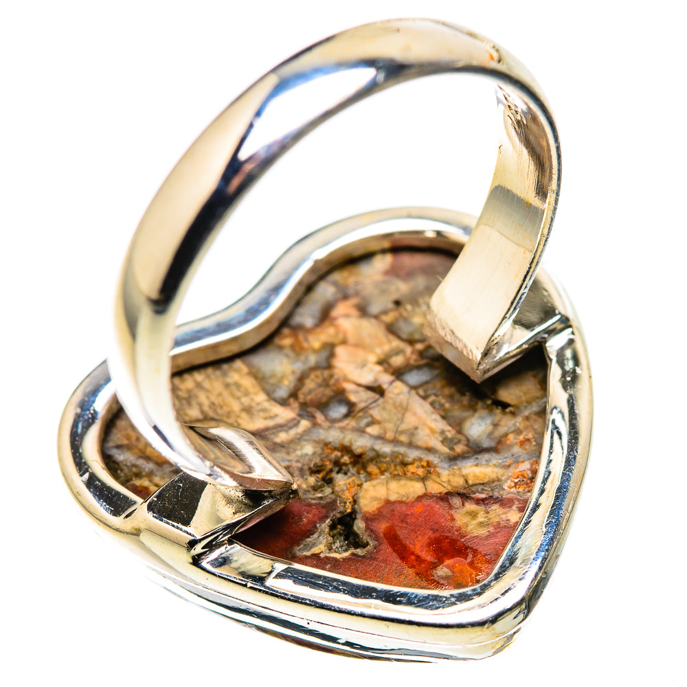 Large Mushroom Rhyolite Ring Size 9 (925 Sterling Silver) RING136164