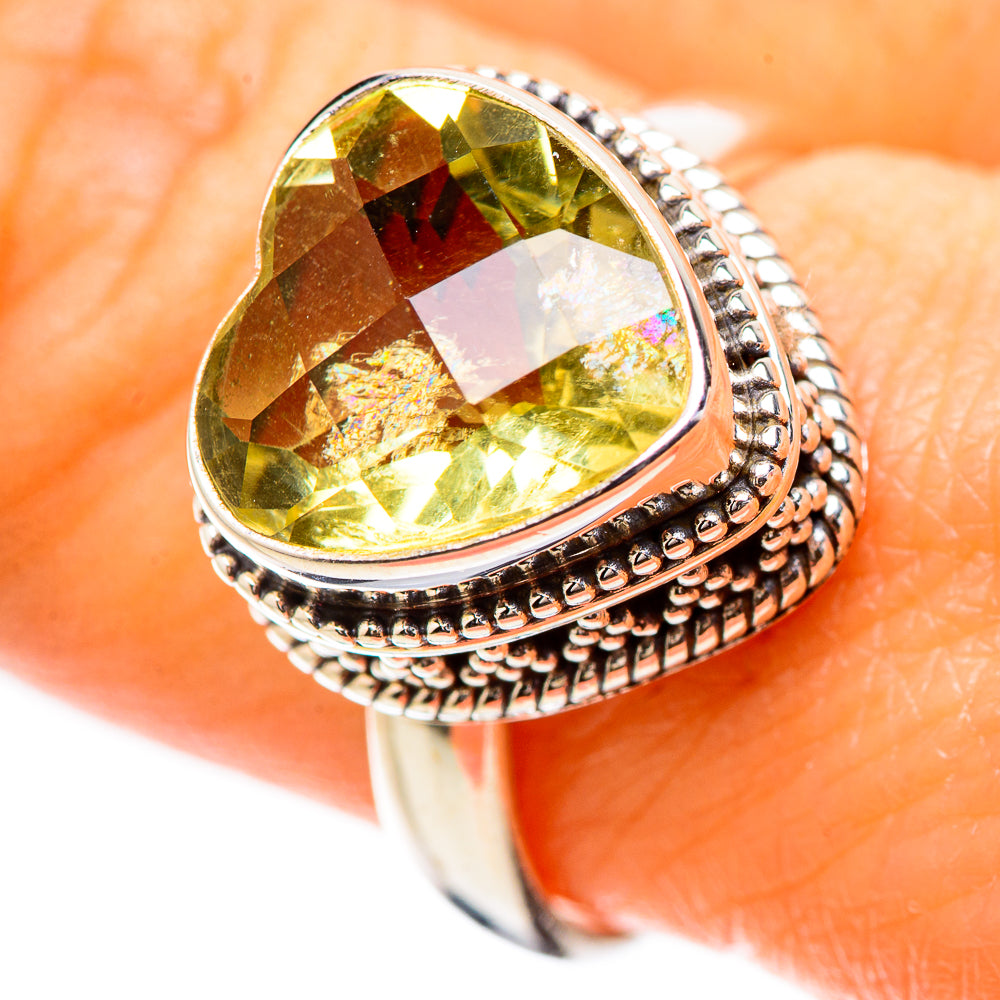 Faceted Citrine Ring Size 9 (925 Sterling Silver) RING135233