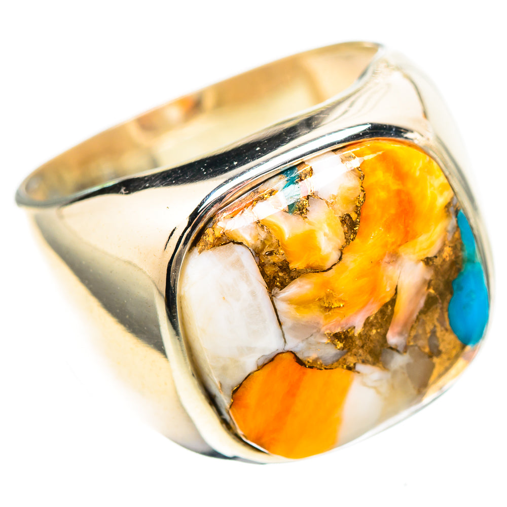 Spiny Oyster Turquoise Ring Size 7 (925 Sterling Silver) RING137020