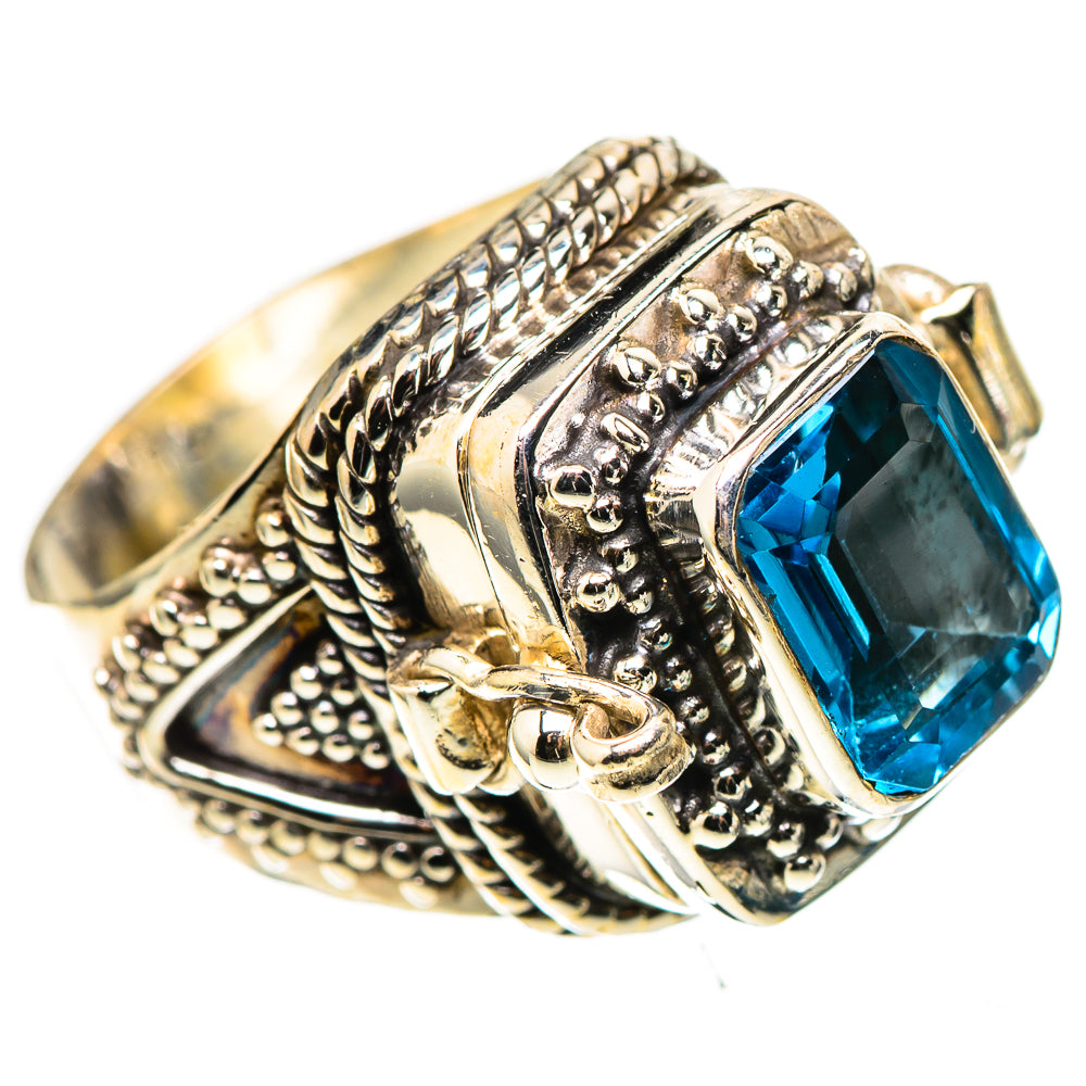 Poison Blue Topaz 925 Sterling Silver Ring Size 5.75 (925 Sterling Silver) RING137694