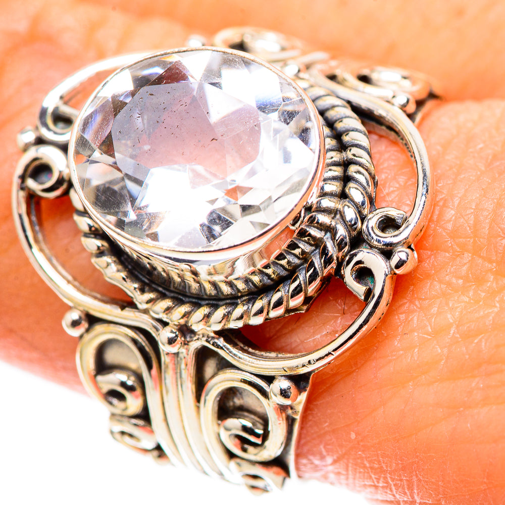 White Quartz 925 Sterling Silver Ring Size 9 (925 Sterling Silver) RING137608