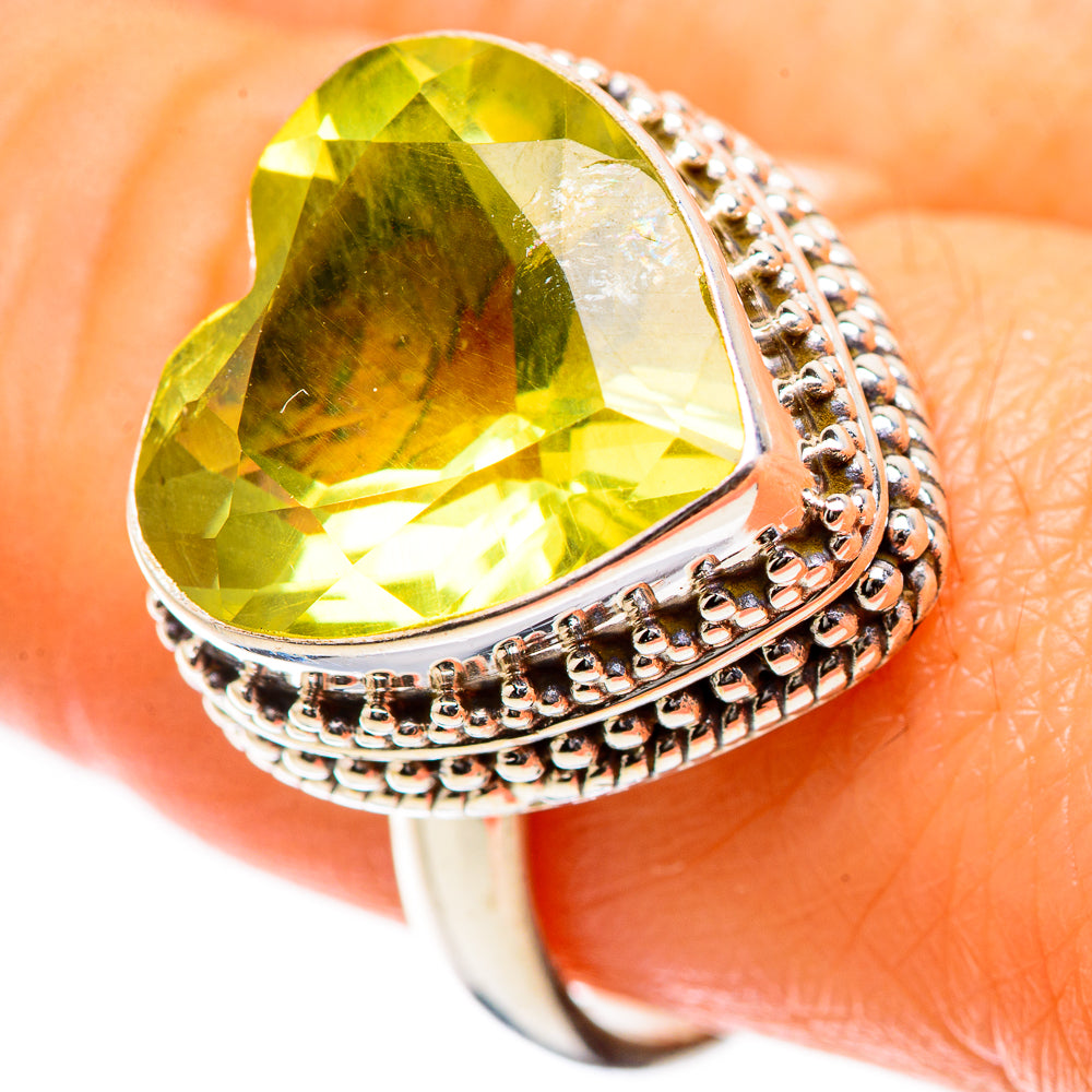 Lemon Quartz Ring Size 9 (925 Sterling Silver) RING135421