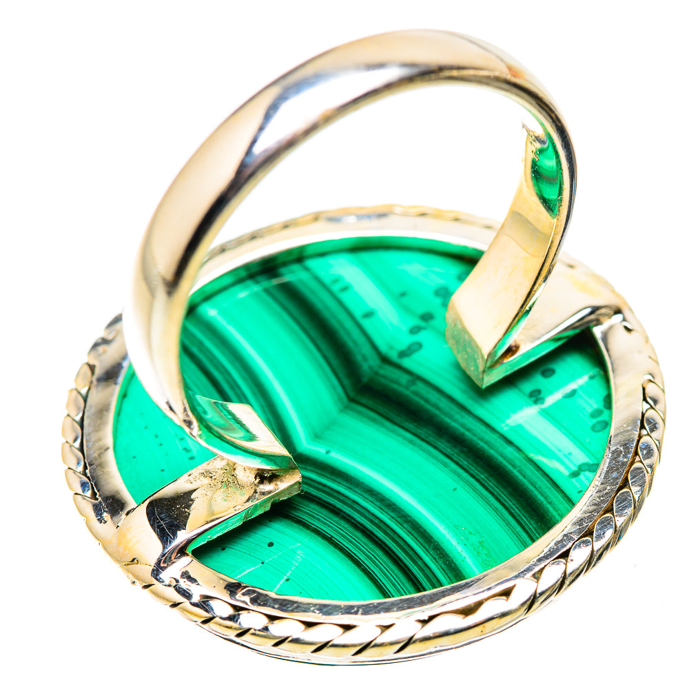 Malachite Ring Size 10 (925 Sterling Silver) RING134951