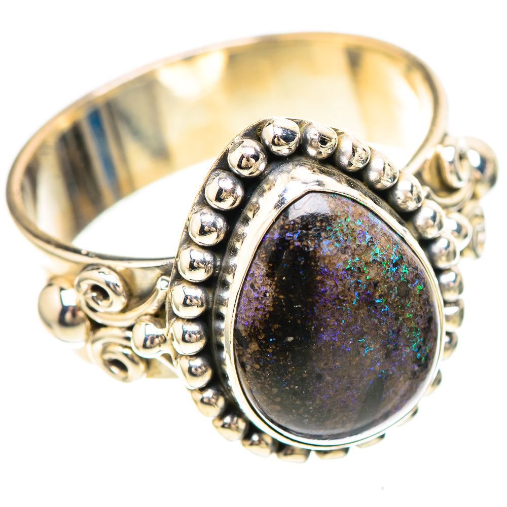 Andamooka Opal 925 Sterling Silver Ring Size 9.75 (925 Sterling Silver) RING137190