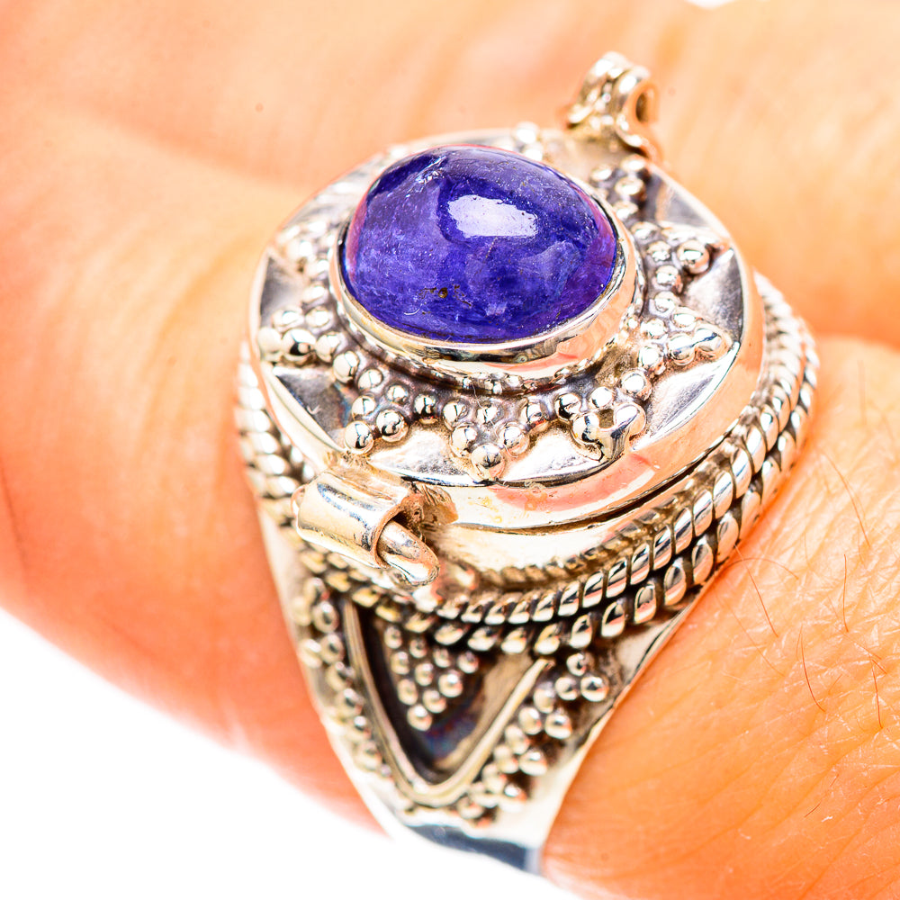 Poison Natural Tanzanite Ring Size 8 (925 Sterling Silver) RING137099