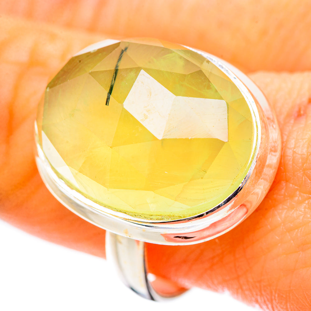 Prehnite Ring Size 10 (925 Sterling Silver) RING135215