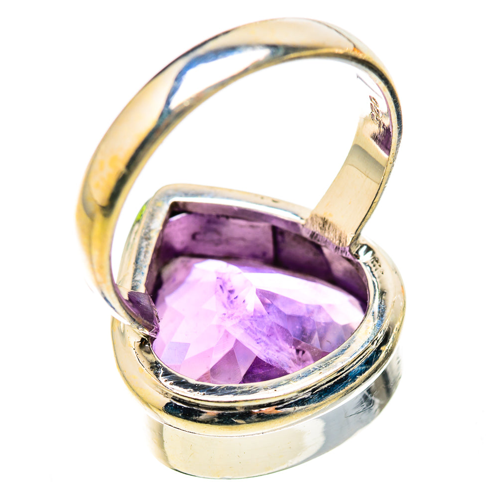 Faceted Amethyst Ring Size 8 (925 Sterling Silver) RING135541