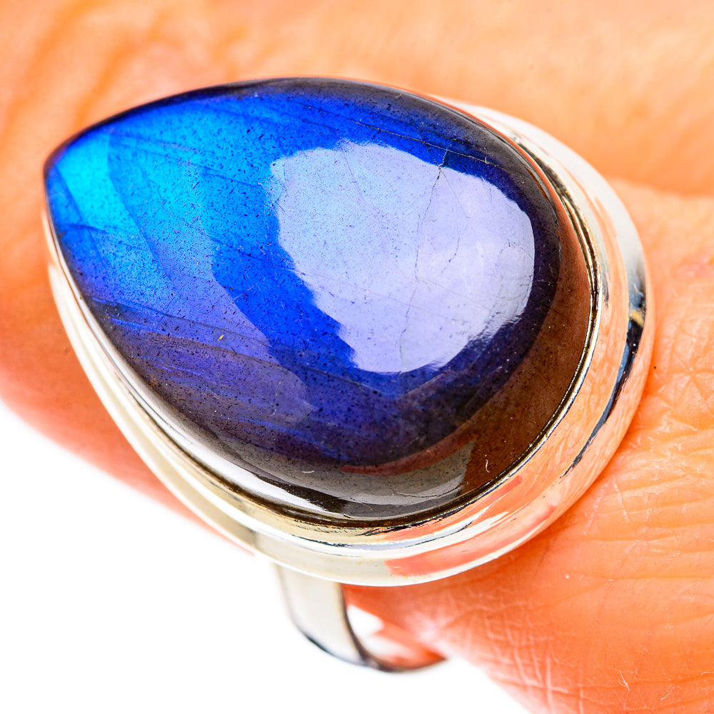 Large Labradorite Ring Size 9.75 (925 Sterling Silver) RING136134